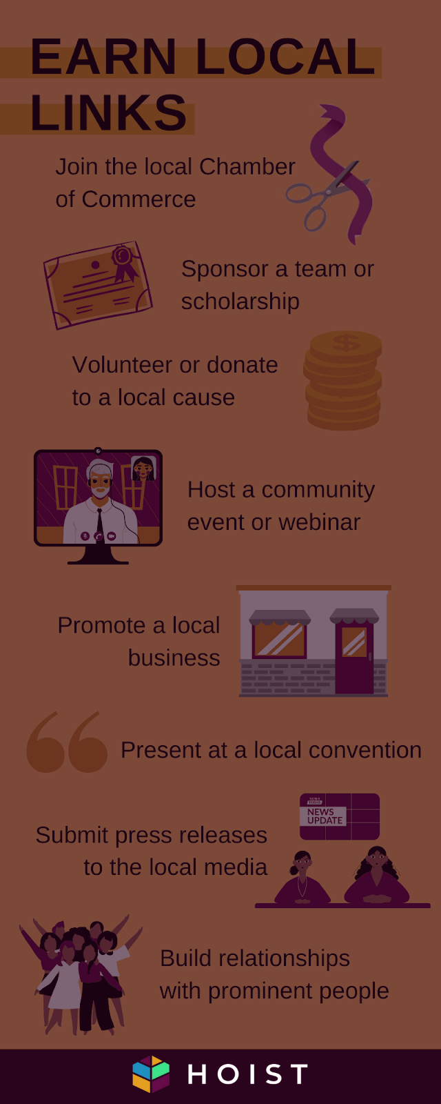 Earn Local SEO Links Infographic Earn Local SEO Links Infographic